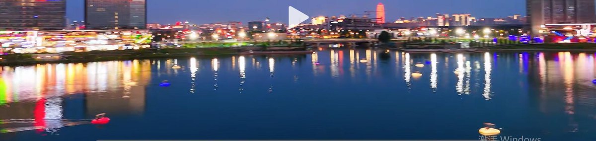 Night water operation scene