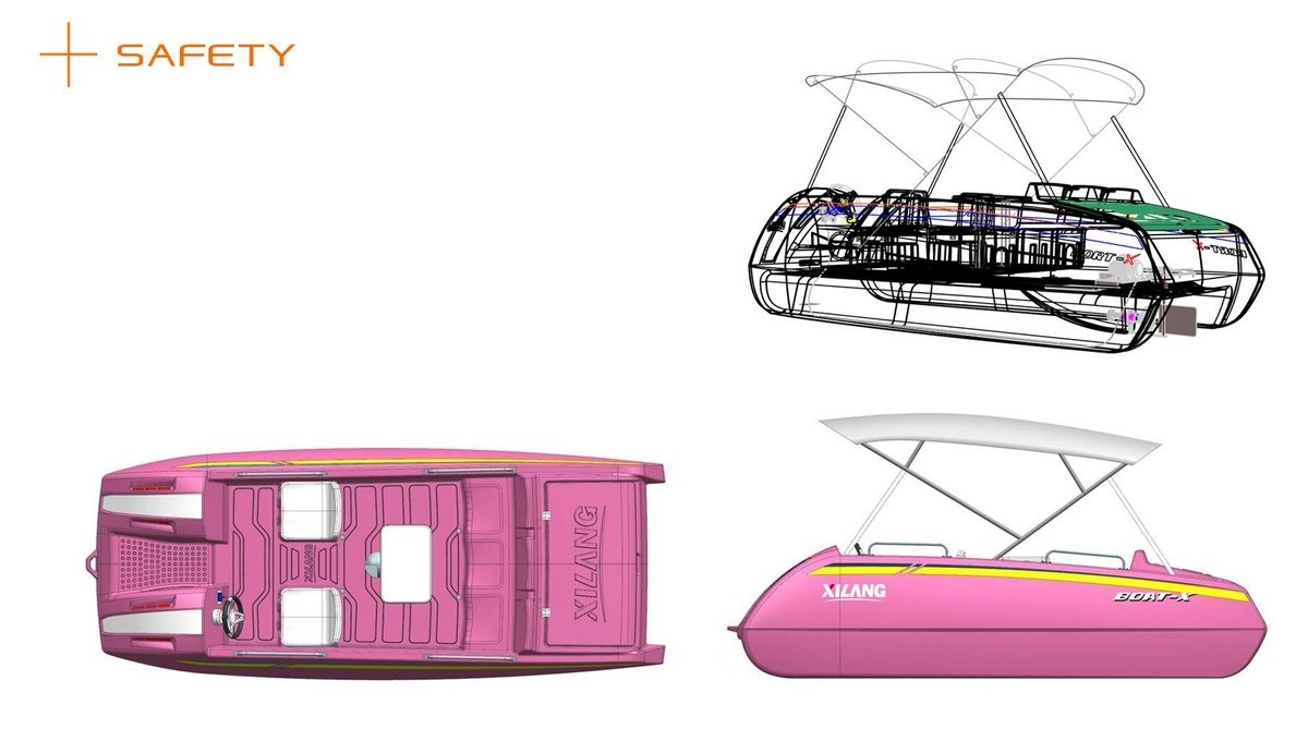 Electric boat safety design diagram